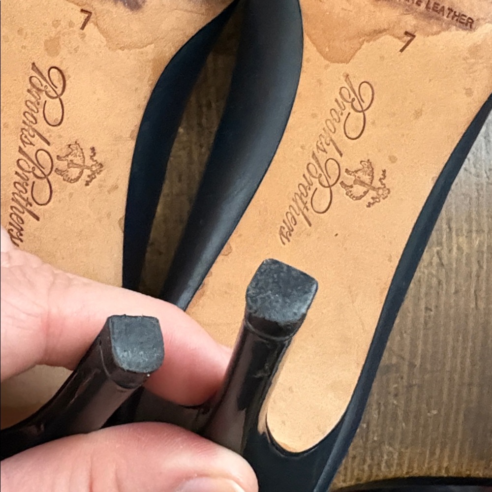 Brooks Brothers Navy 3” heels - Picture 9 of 10